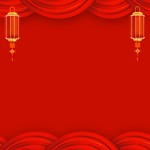 喜庆红色新年
