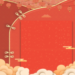 喜庆红色新年