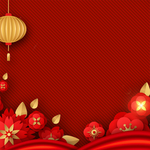 喜庆红色新年