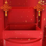 喜庆红色新年