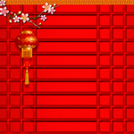 喜庆红色新年