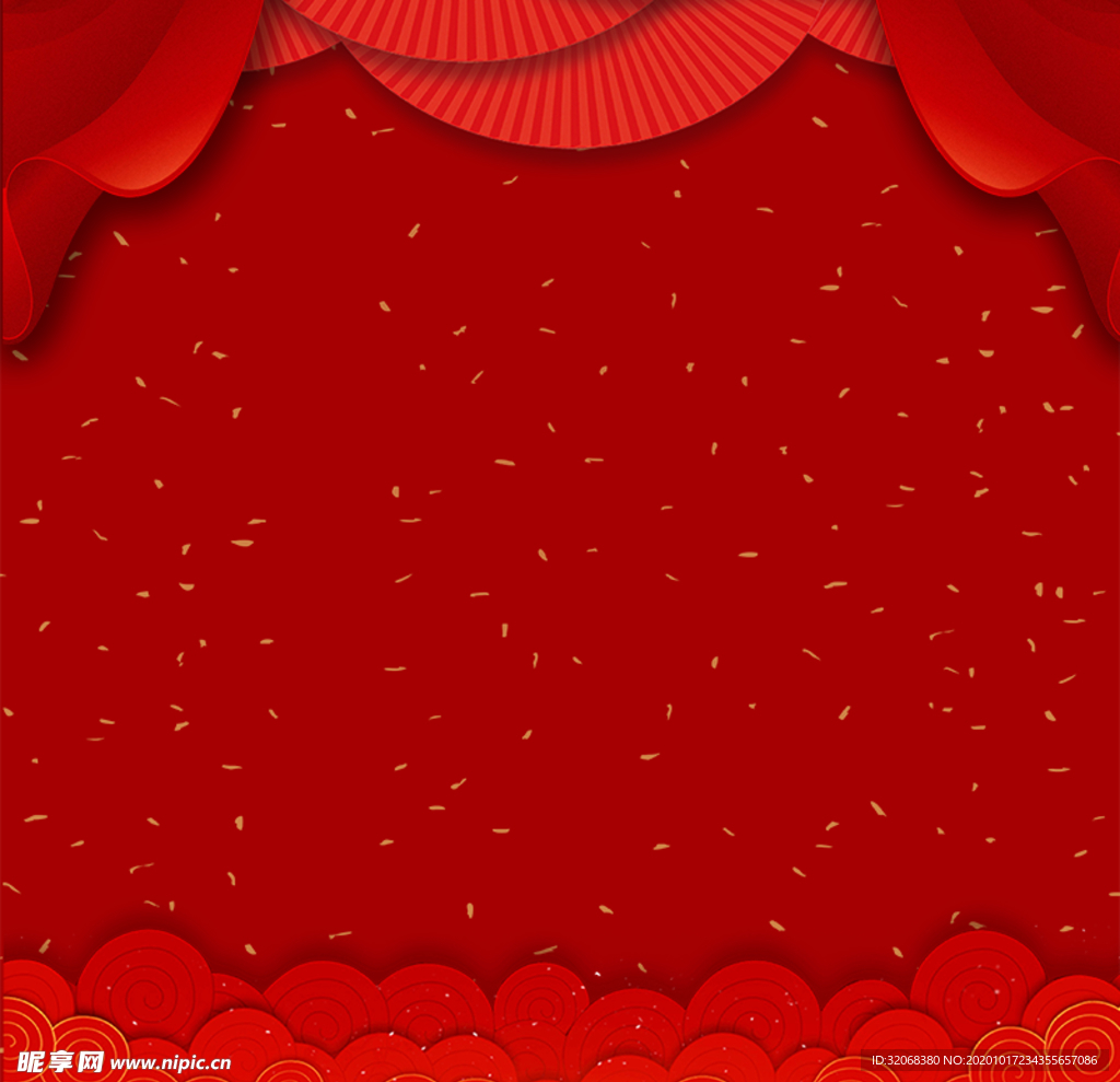 喜庆红色新年