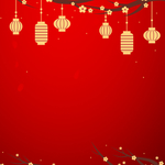 喜庆红色新年