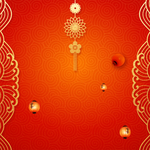 喜庆红色新年