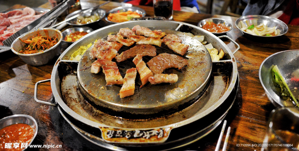 韩国美食烤肉