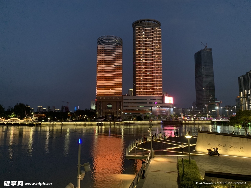 宁波外滩夜景