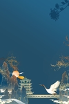 国潮风背景