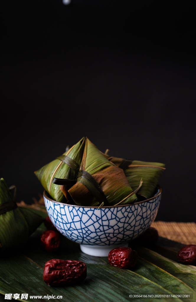 粽子美食食材背景海报素材