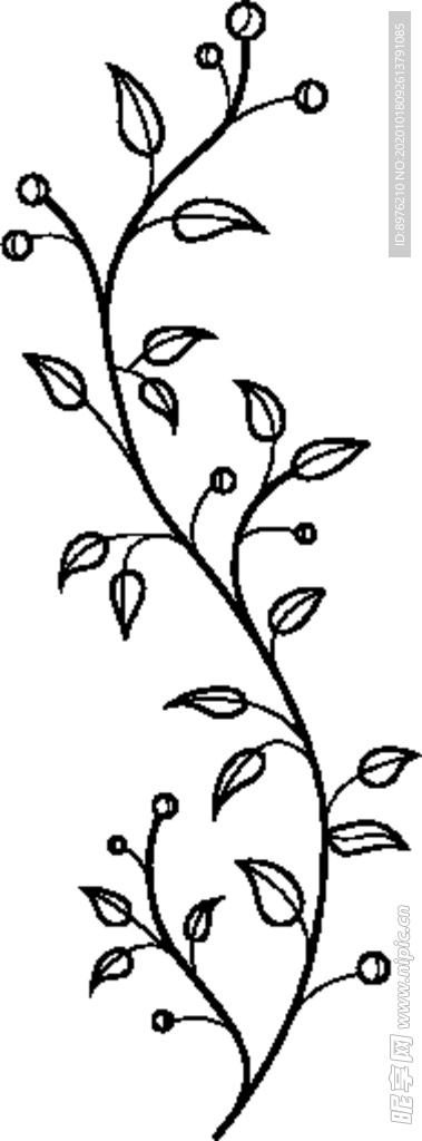 AI矢量花朵素材
