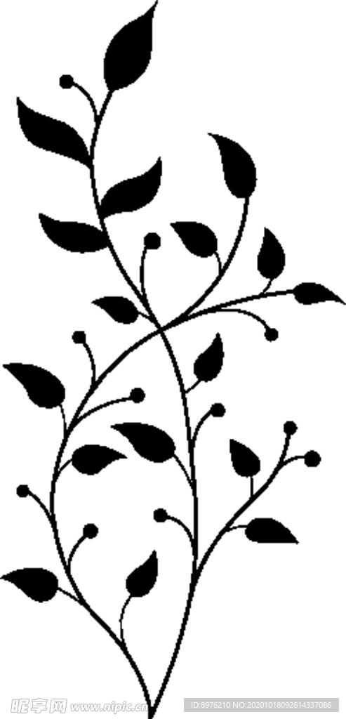 AI矢量花朵素材