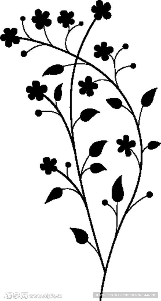 矢量花朵素材