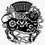 牛年剪纸素材