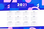 2021年日历素材