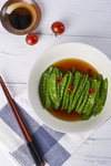 蔬菜白灼美食摄影