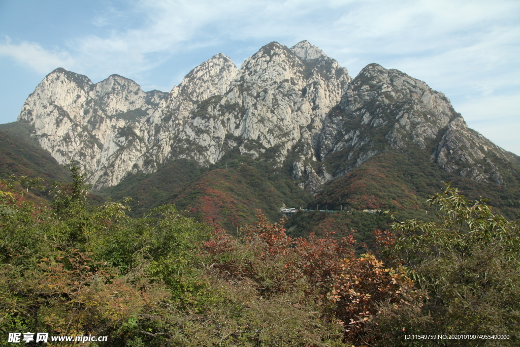 少室山秋景