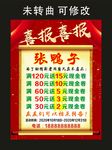 张鸭子喜报 宣传海报