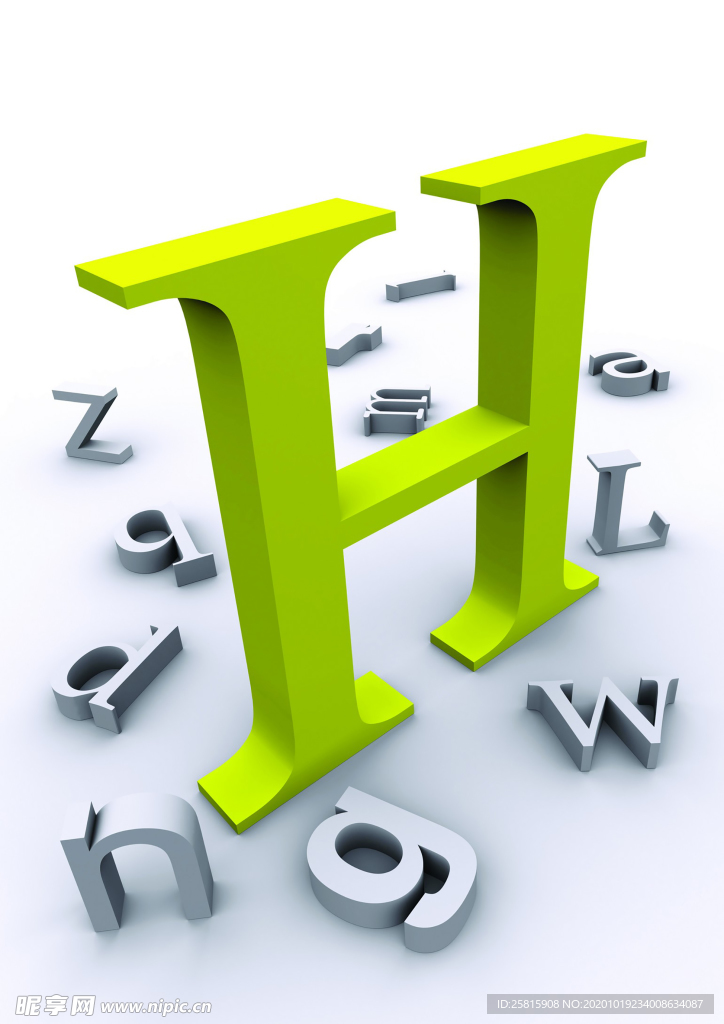 立体字母