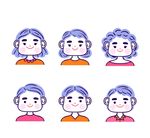 创意微笑人物头像