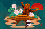 国潮插画