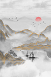 水墨插画
