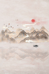 水墨插画