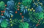 手绘植物花卉