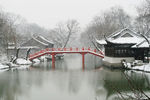 雪后小红桥