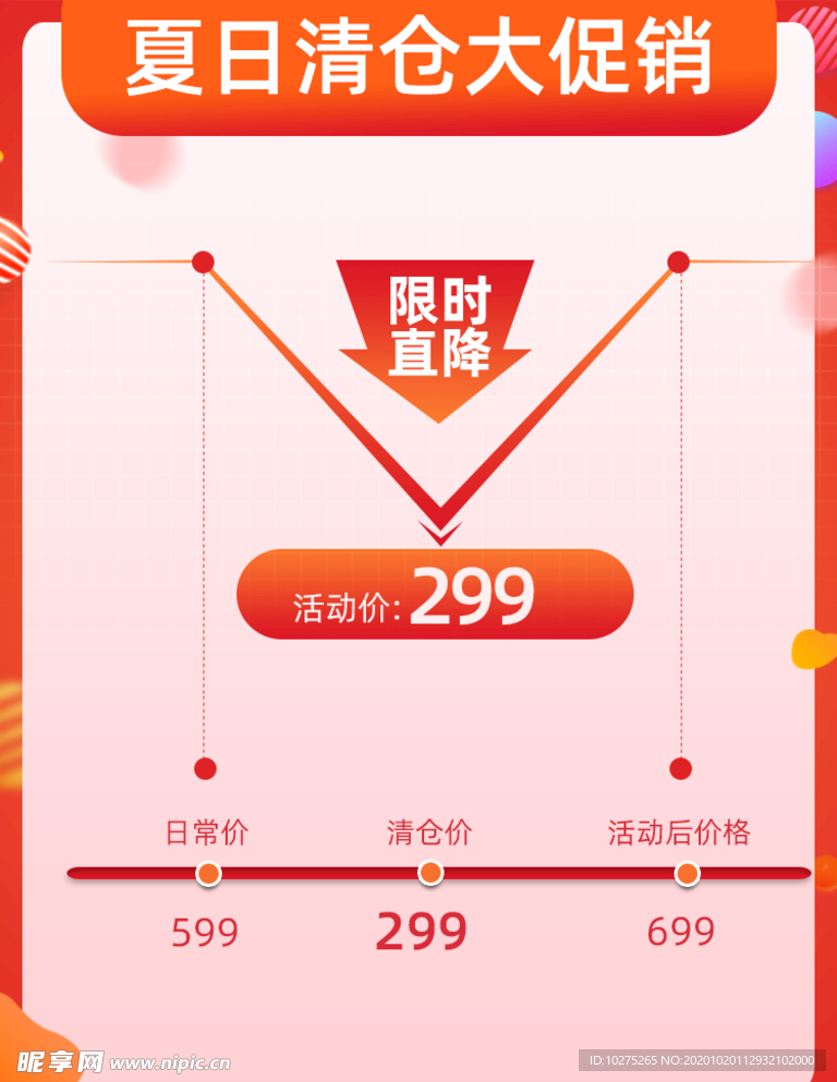 夏日清仓大促盛典价格曲线主图