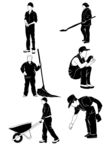 五一劳动节工人插画