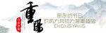 九九重阳节海报