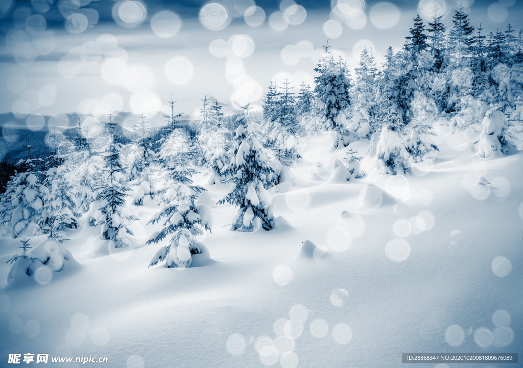 下雪场景