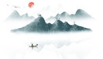 中国风水墨山水画
