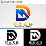 SM字母logo