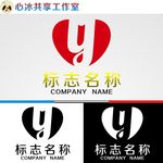 Y字母logo
