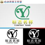 Y字母logo