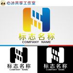 H字母logo