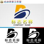 B字母logo