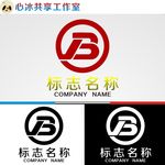 B字母logo