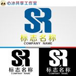 SR字母logo