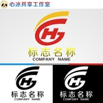 H字母logo