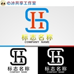 SH字母logo