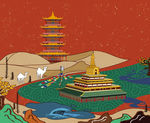 甘肃藏族风景