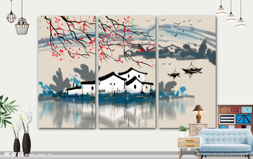 壁画禅意画
