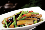 长豆角烧茄子