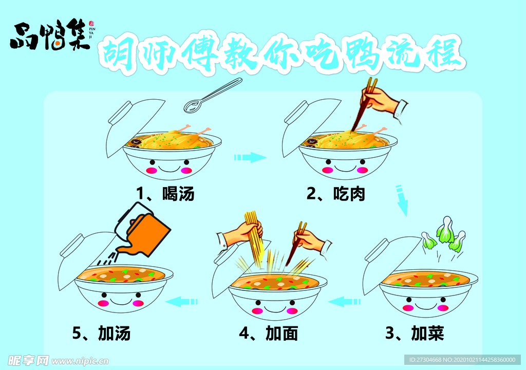 品鸭集流程图步骤图解