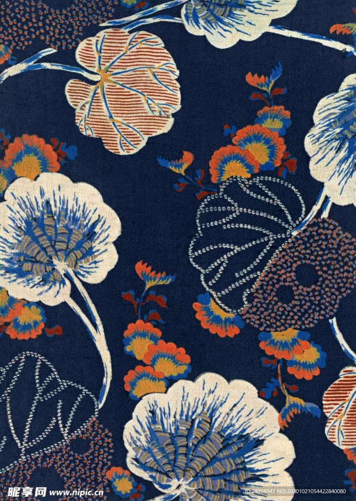 布艺传统花纹