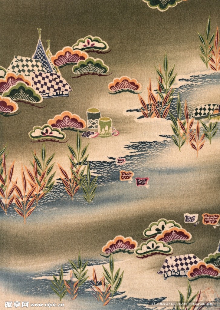 布艺传统花纹