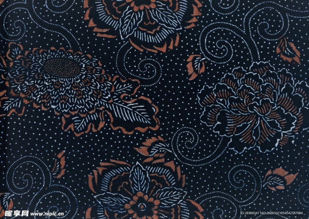 布艺传统花纹