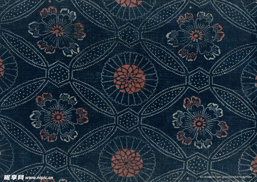 布艺传统花纹
