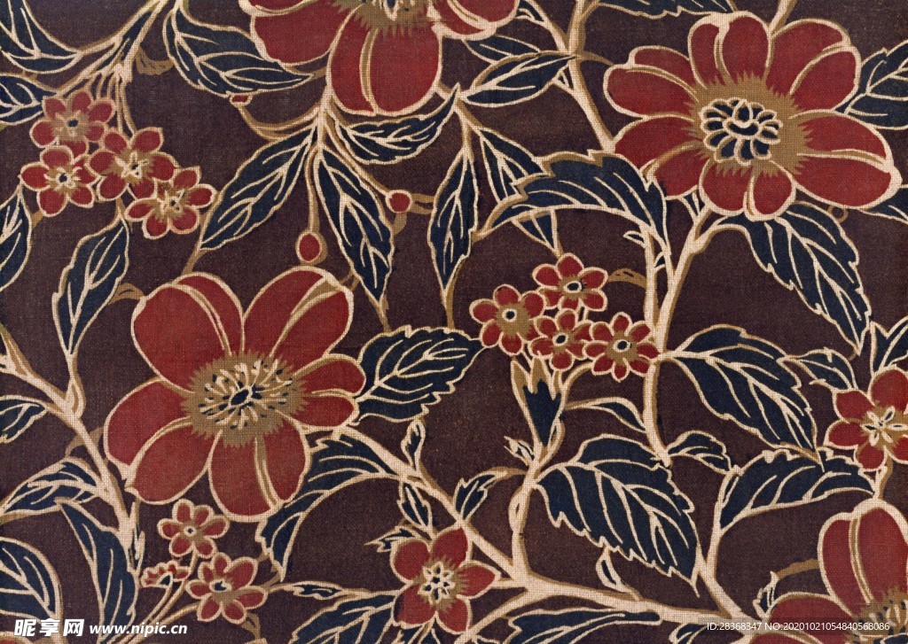 布艺传统花纹